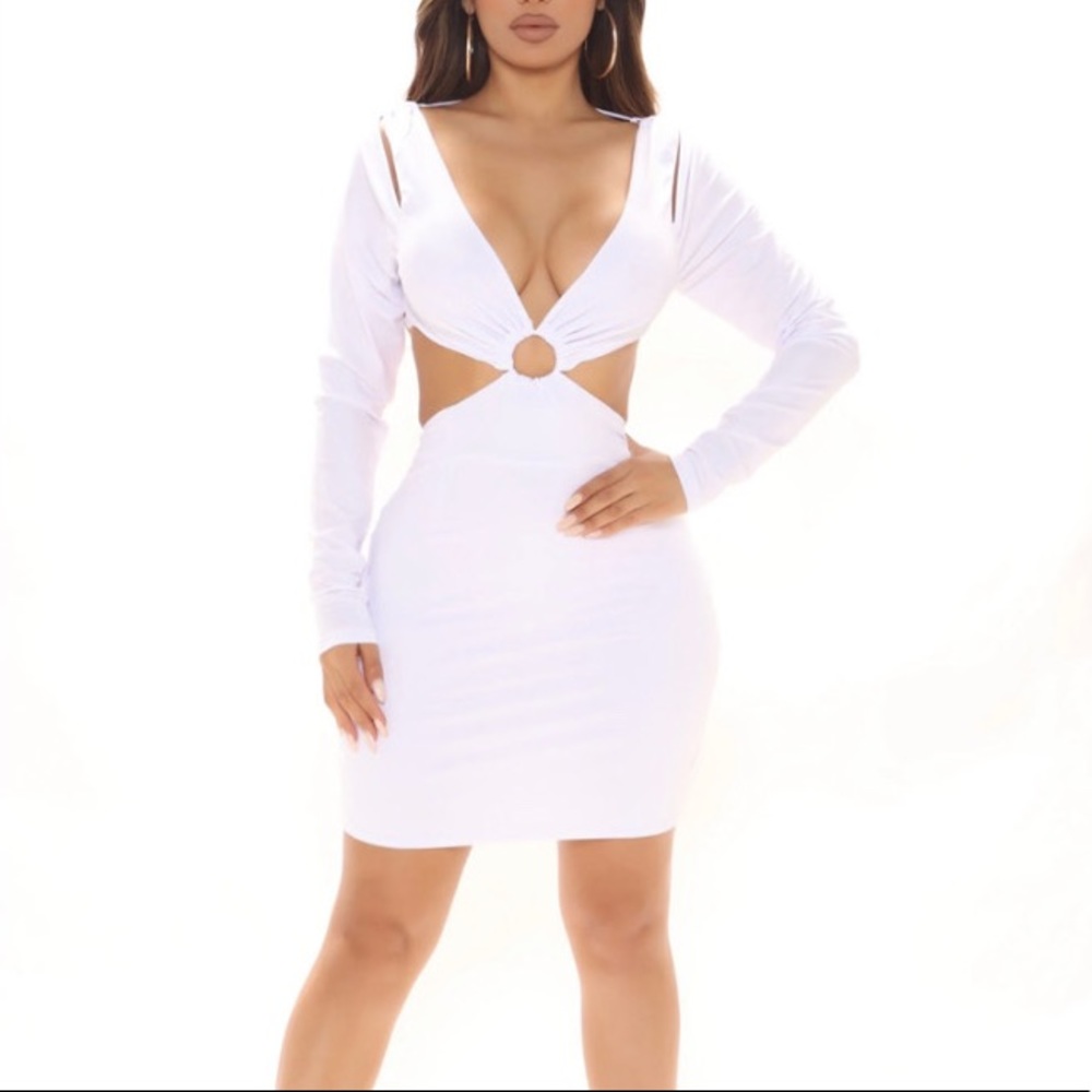 White dress size M